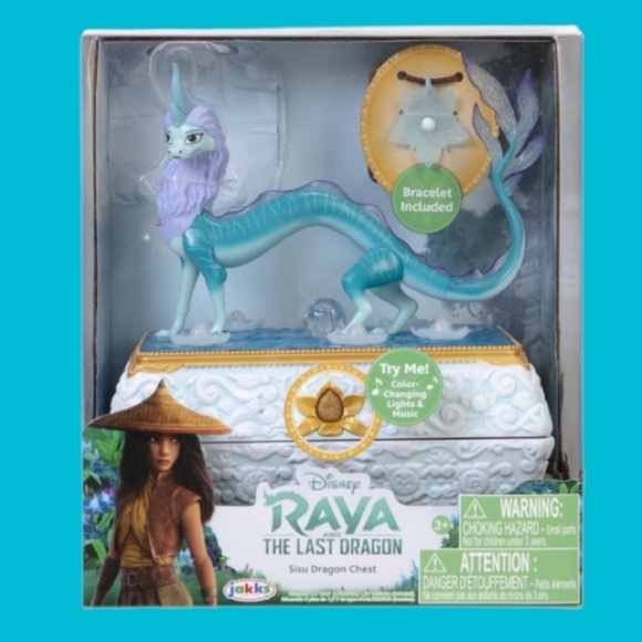 Disney Other - Disney Raya and the Last Dragon Sisu Dragon Chest Treasure Chest Jewelry…